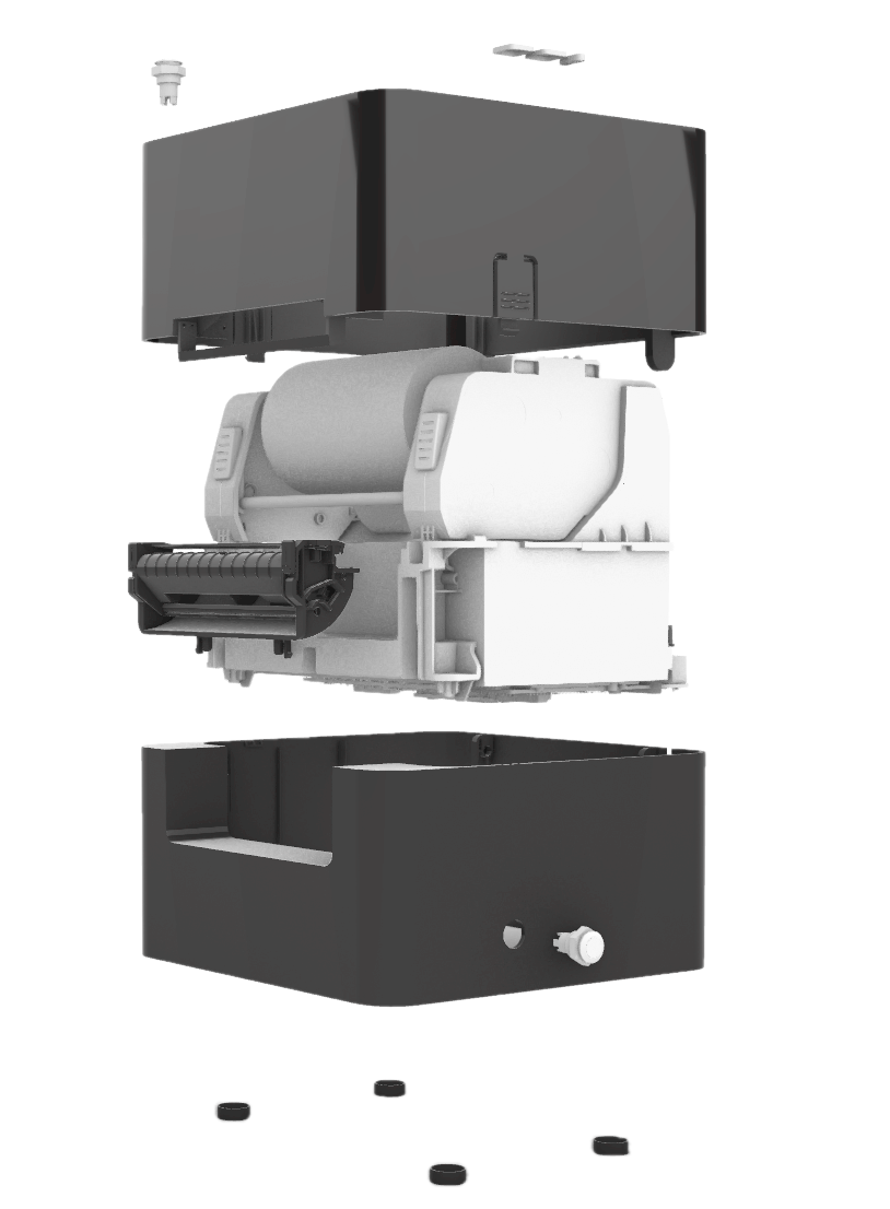 桌面标签打印机：打印机 + 贴标机近距离